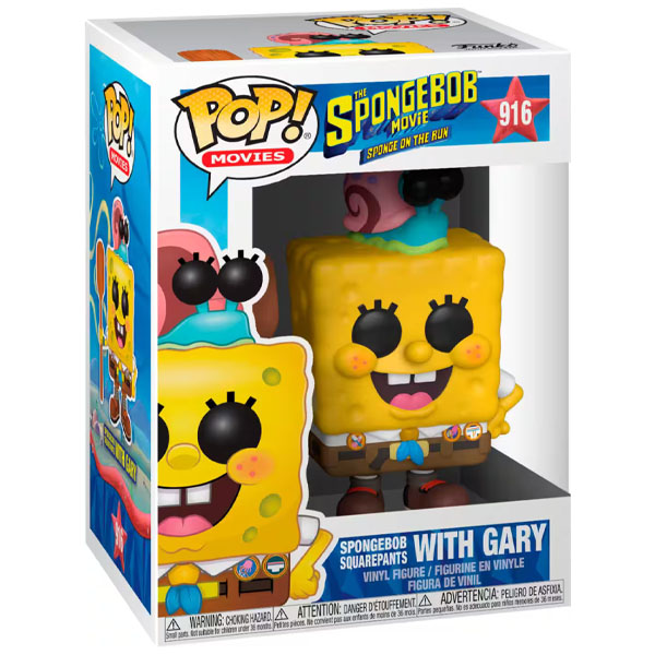 Funko POP #916 SpongeBob Squarepants Movie SpongeBob Squarepants with Gary Figure